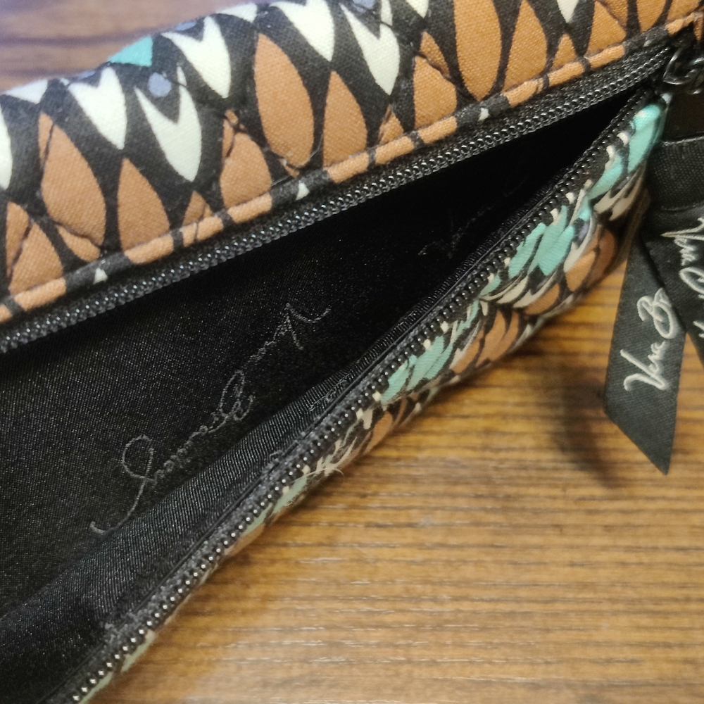 Vera Bradley Sierra Stream Magnetic Wallet Clutch Trifold - Picture 9 of 16